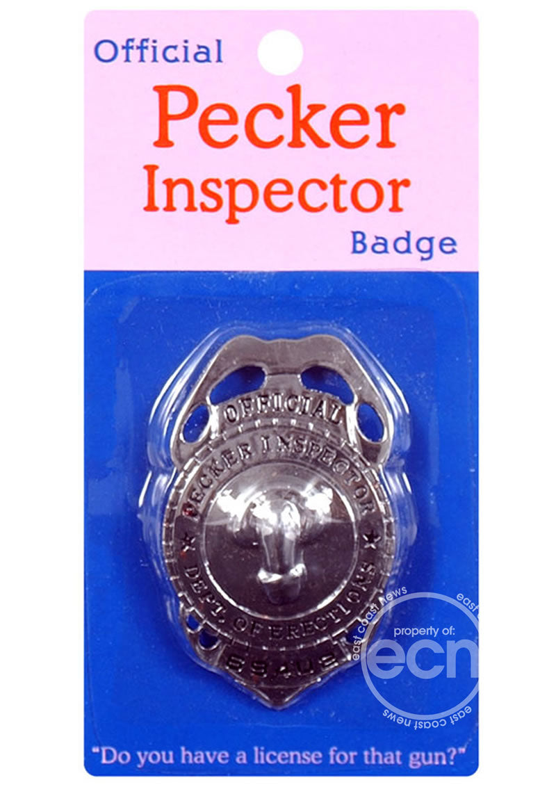 Pecker Inspector Badge