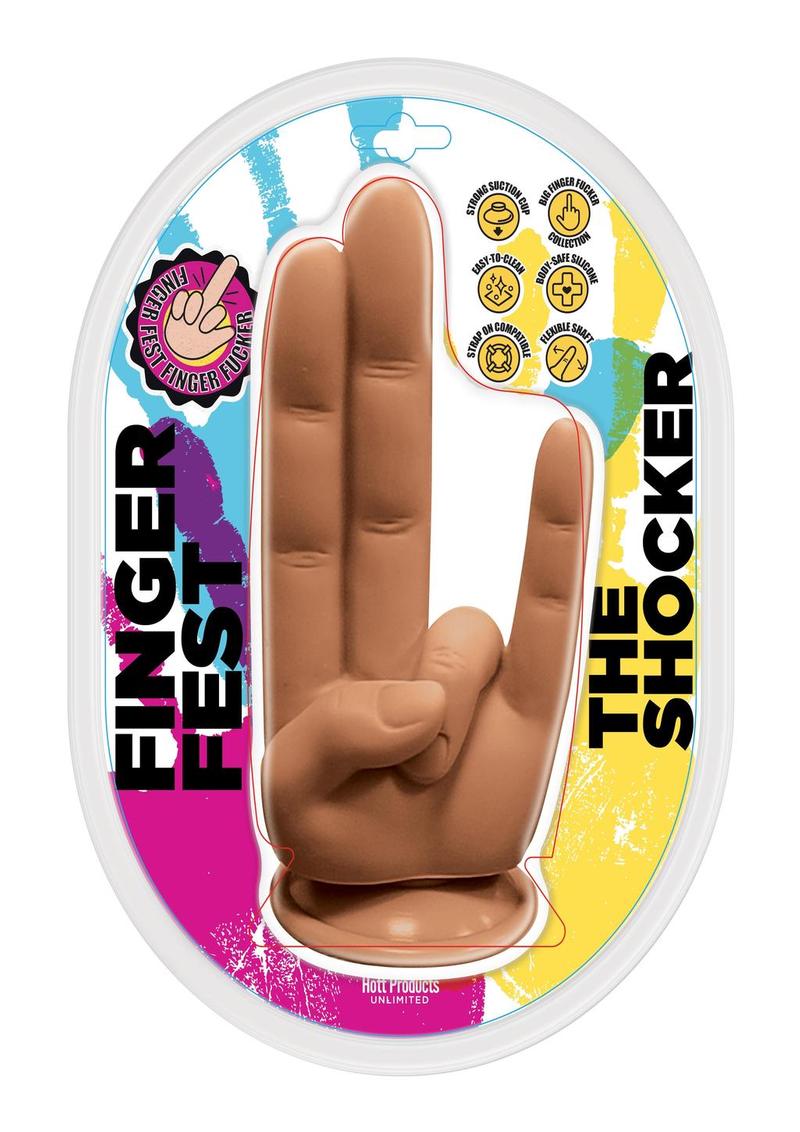 Finger Fest The Shocker Silicone Dildo