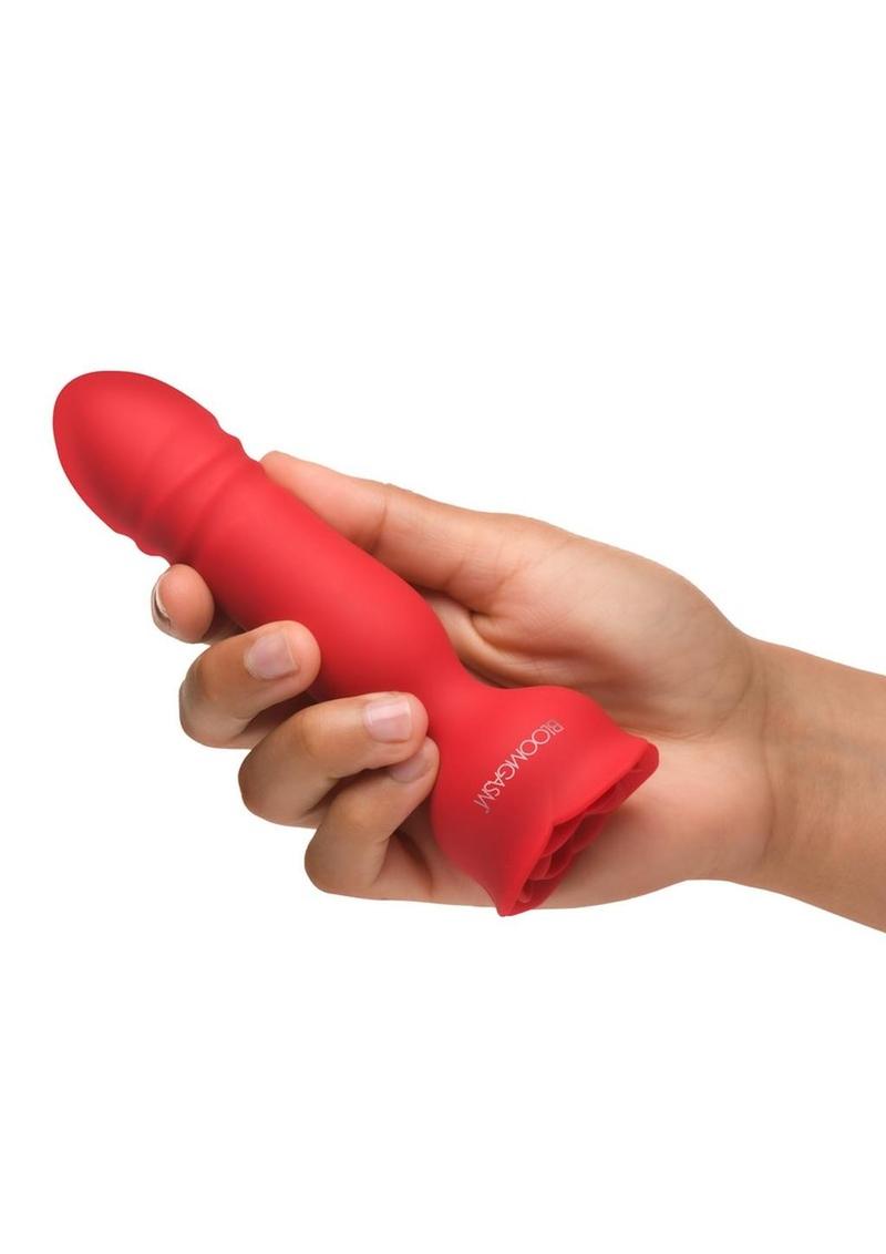 Bloomgasm Rose Delight Thrusting Vibrator