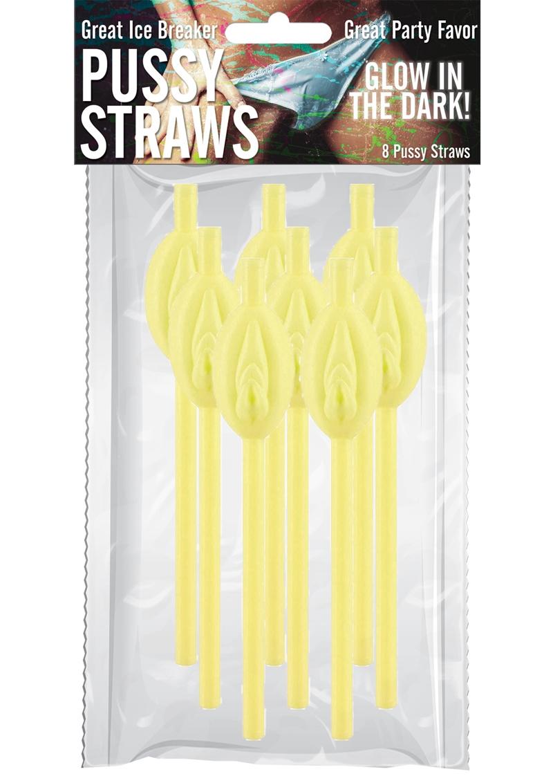 Pussy Straws Glow In The Dark