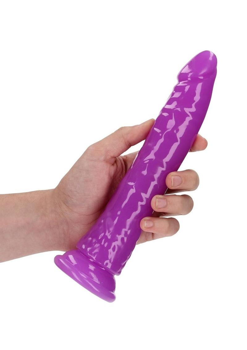 RealRock Slim Glow in the Dark Dildo