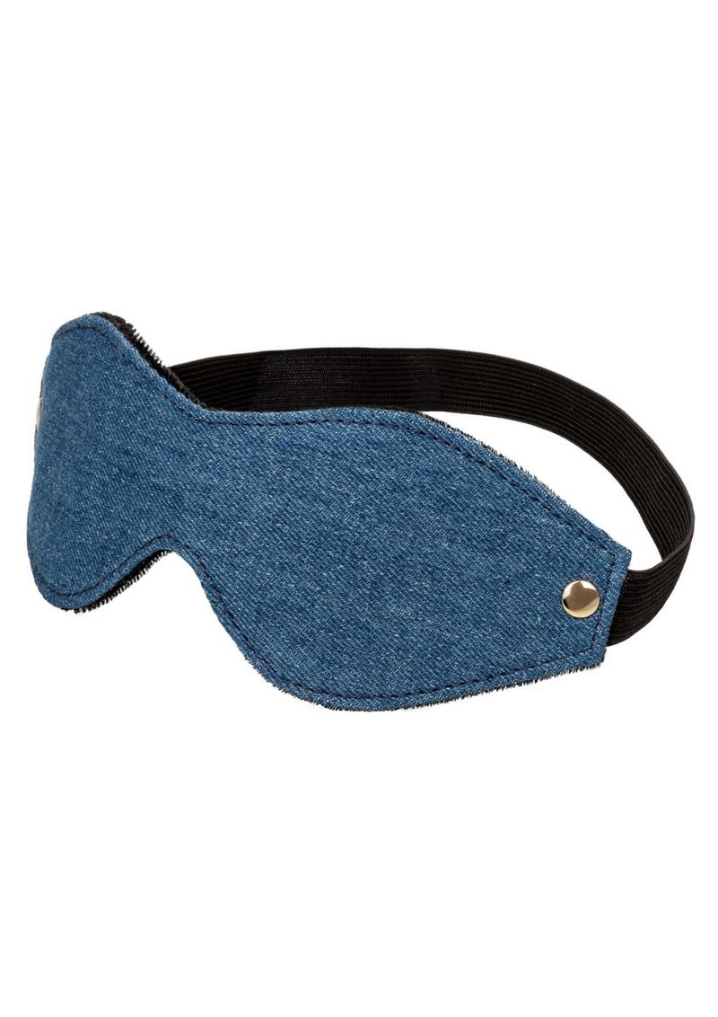 Ride 'em Denim Eye Mask