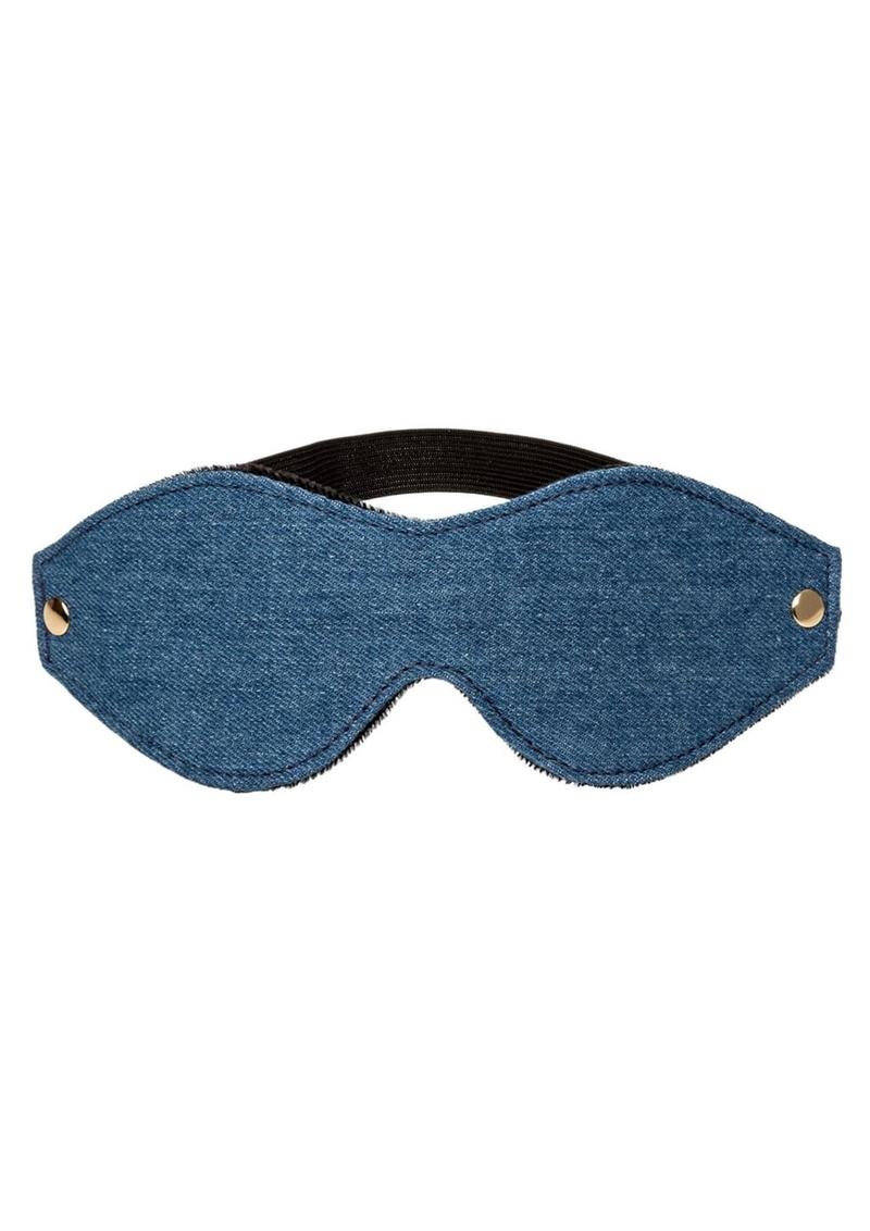 Ride 'em Denim Eye Mask
