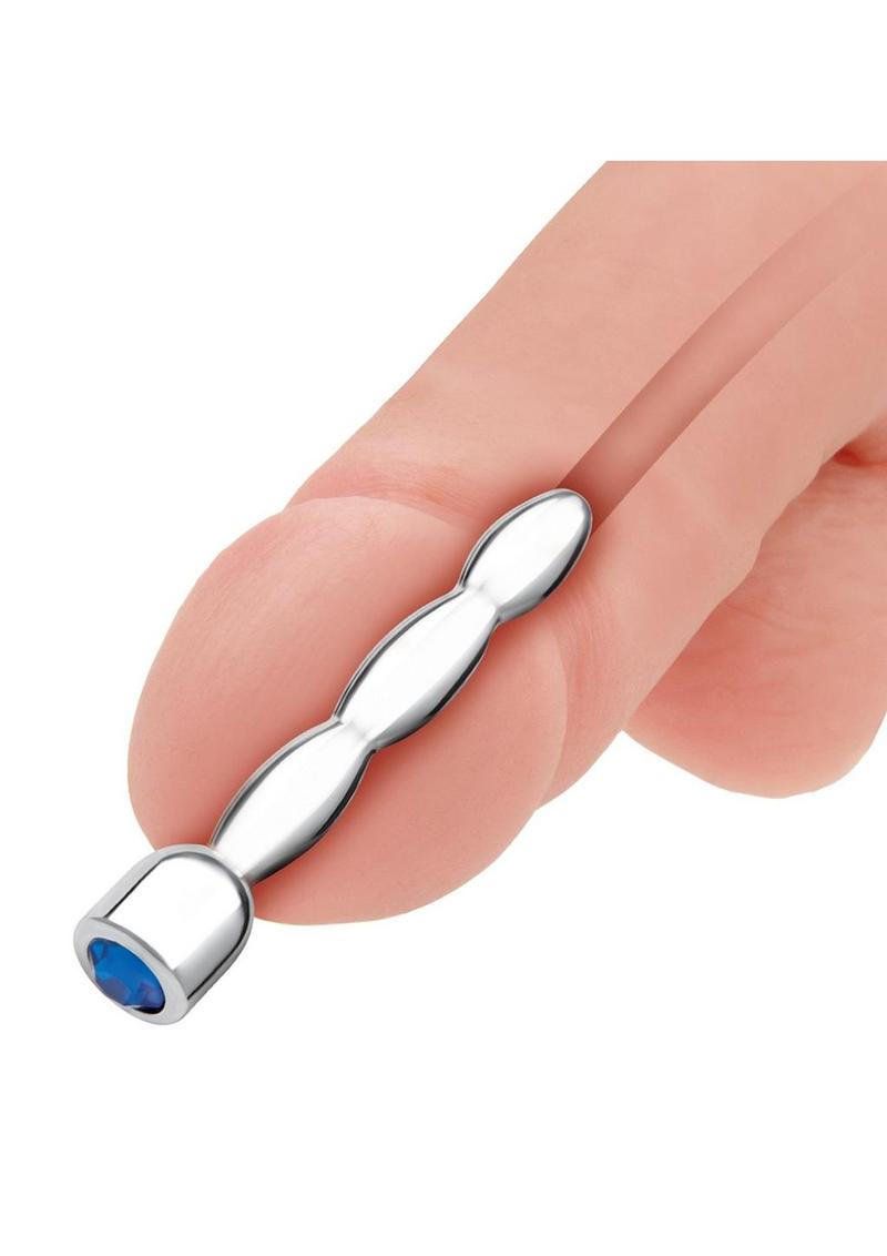 Blue Line Bling Wavy Penis Plug