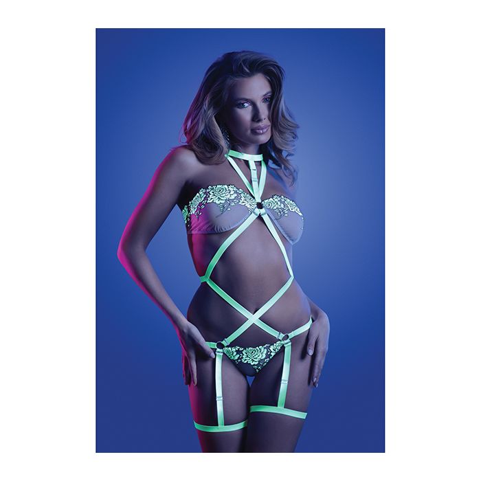 Glow Night Vision Gartered Teddy