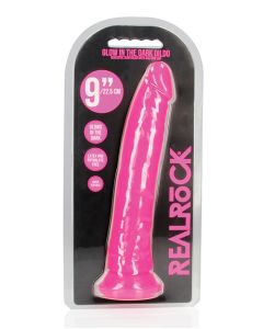 RealRock Slim Glow in the Dark Dildo