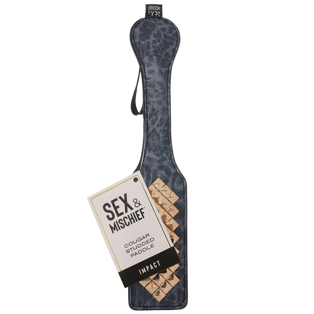 S&M Cougar Studded Paddle