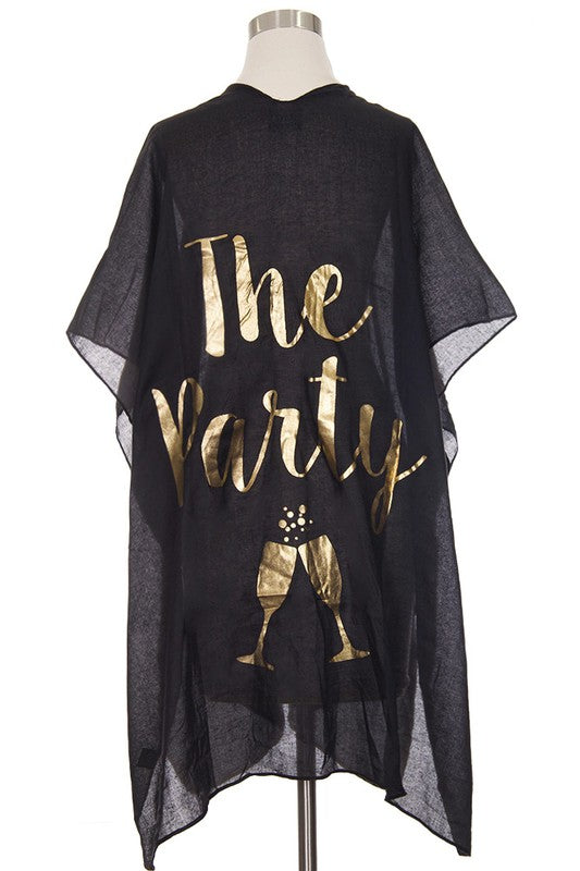 Wordy Beach Cover Up