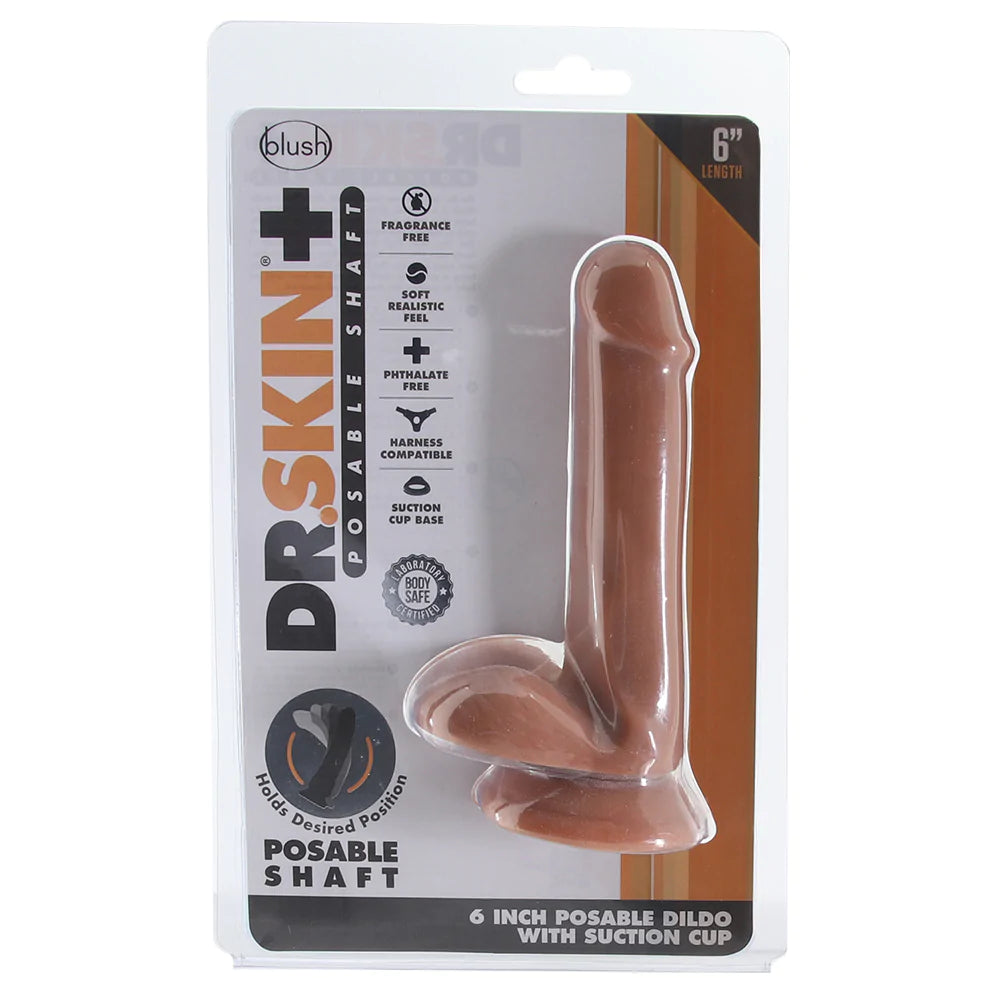 Dr. Skin Gold Posable Dildo