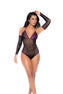 Purple Fishnet Body