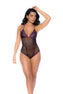 Purple Fishnet Body