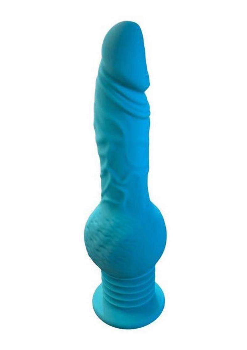 Throb Thrusting Dildo with Balls n Suction Cup