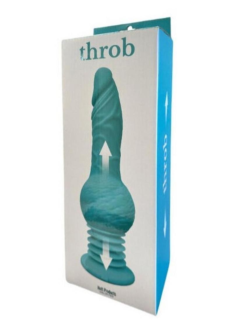 Throb Thrusting Dildo with Balls n Suction Cup