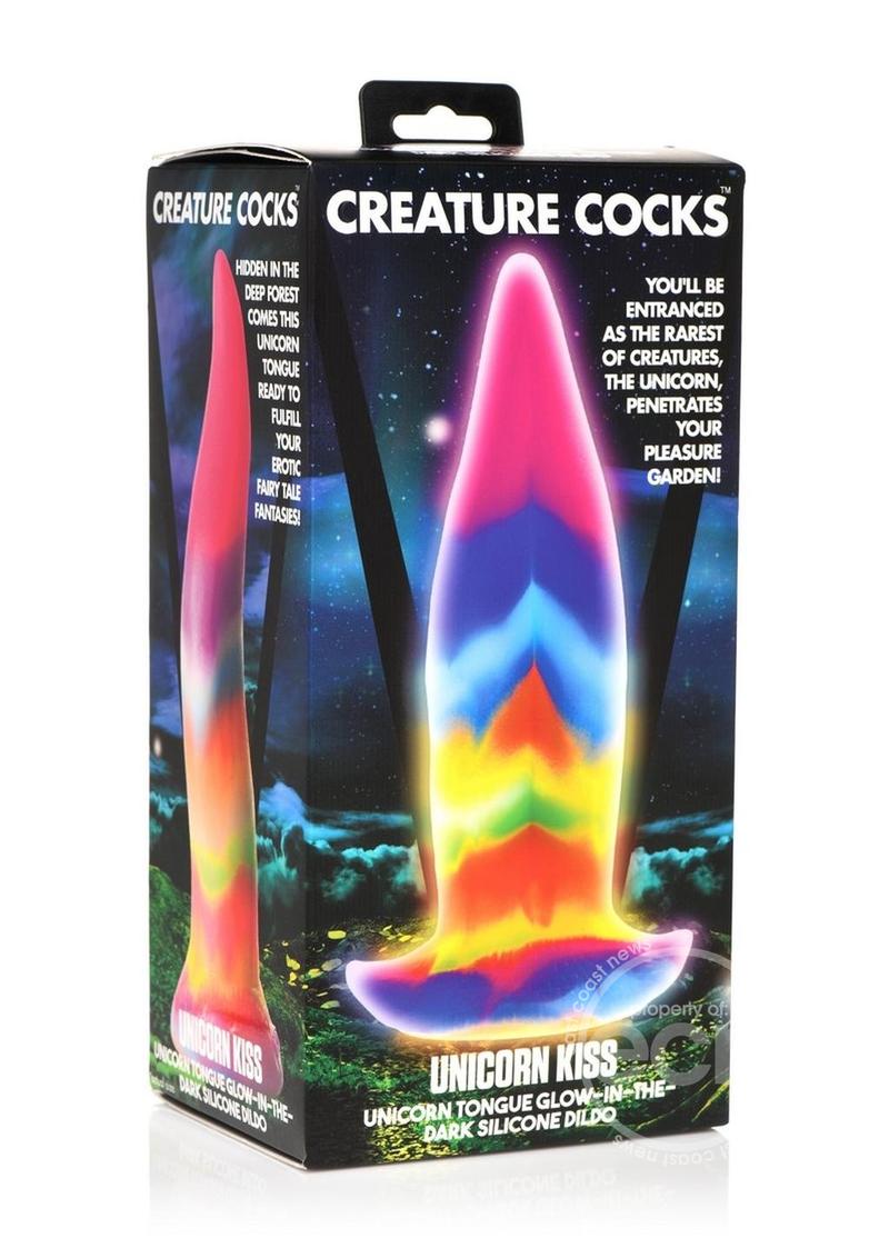 Creature Cocks Unicorn Kiss Glow in the Dark Dildo