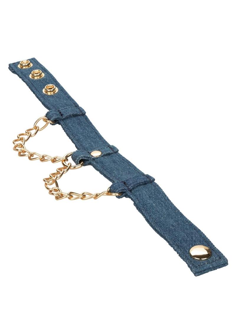 Ride 'em Denim Ankle Cuffs