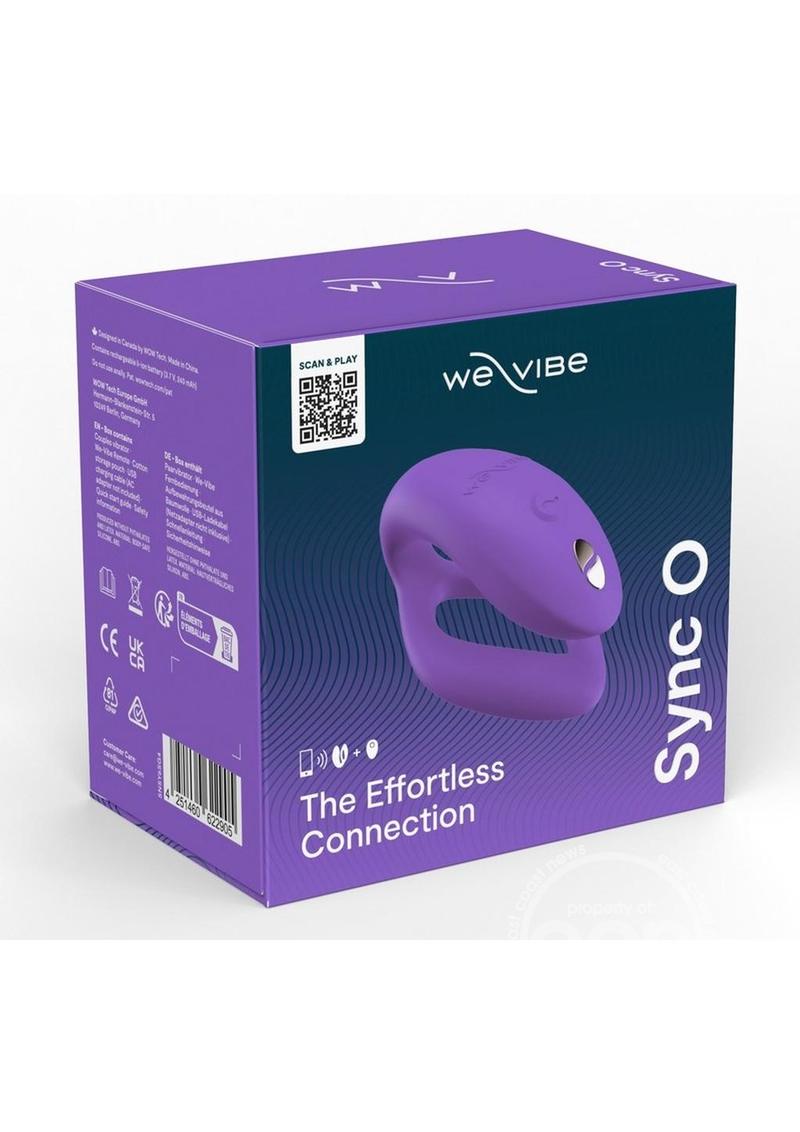 We-Vibe Sync O Rechargeable Silicone Couples Vibrator with Remote
