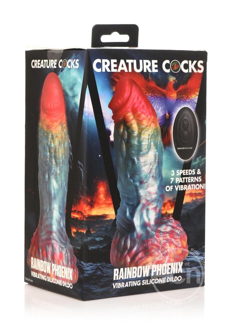 Creature Cocks Phoenix Vibrating Rechargeable Silicone Dildo