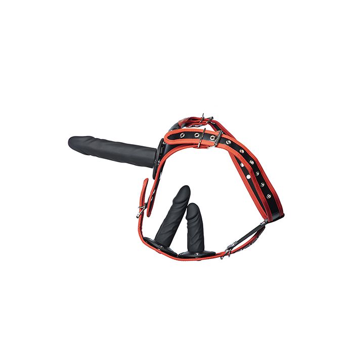 Triple Thrill Strap-On Harness Kit