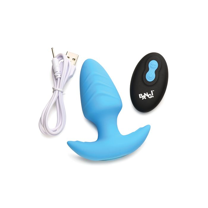 Bang! Butt Plug Rotating & Vibrating w/Remote