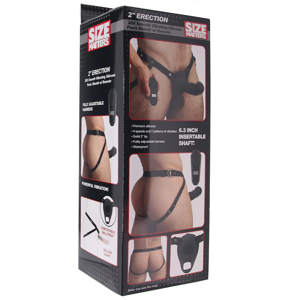 2 Inch Smooth Vibrating Penis Sheath