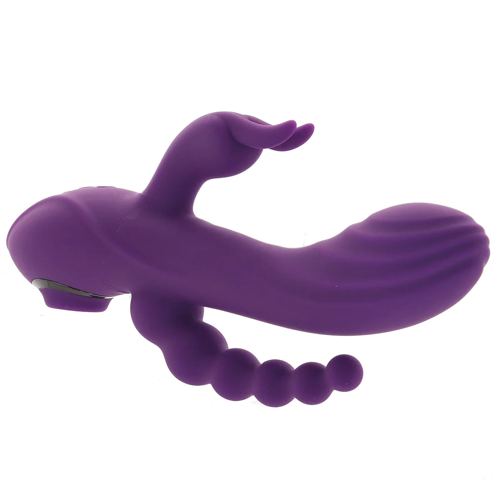 Fourgasm Triple Stimulator Sucking Rabbit Vibe