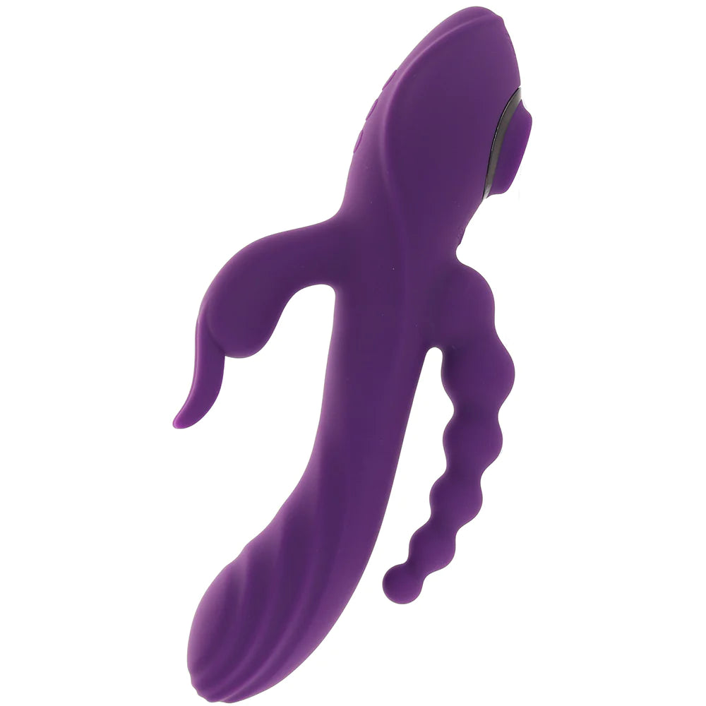 Fourgasm Triple Stimulator Sucking Rabbit Vibe
