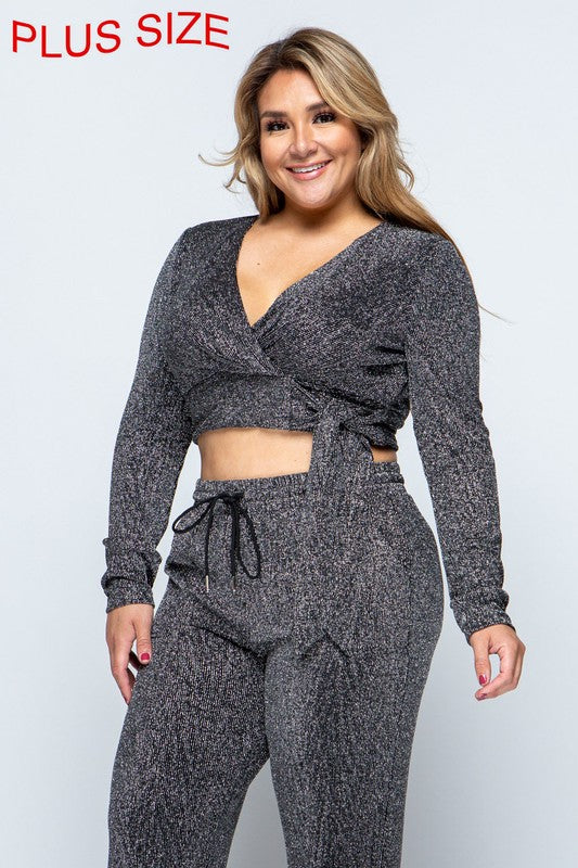 Lurex Front Tie  *Top Only