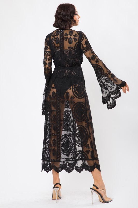 Crochet Lace Duster