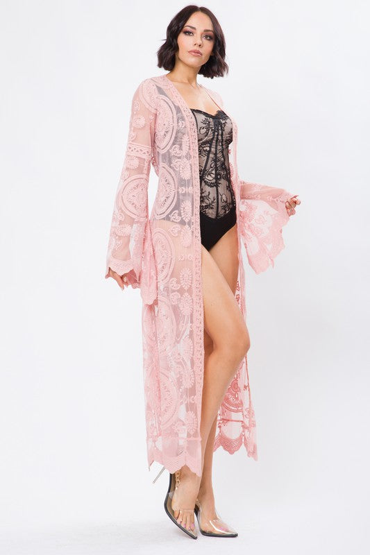 Crochet Lace Duster