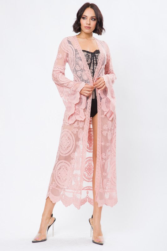 Crochet Lace Duster