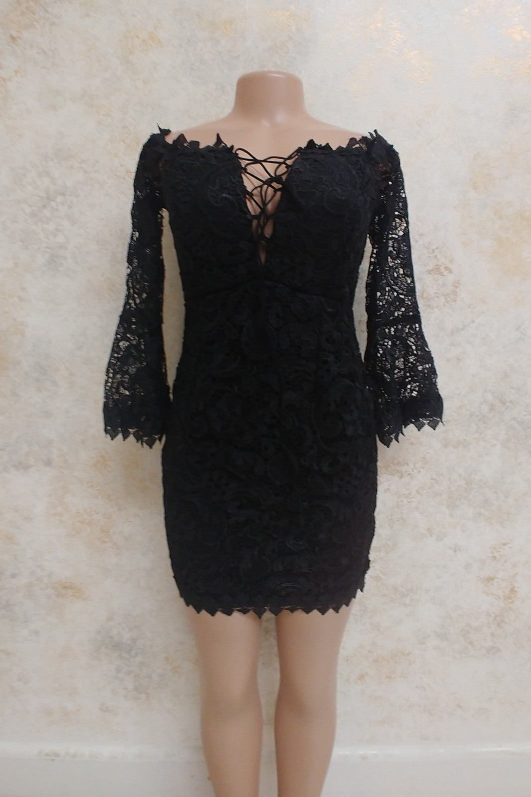 Off Shoulder Lace Dress