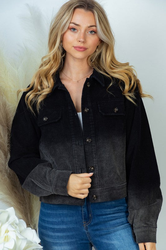 Corduroy Ombre Jacket