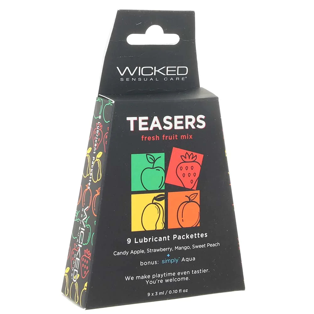 Teasers Flavored Lube Packets