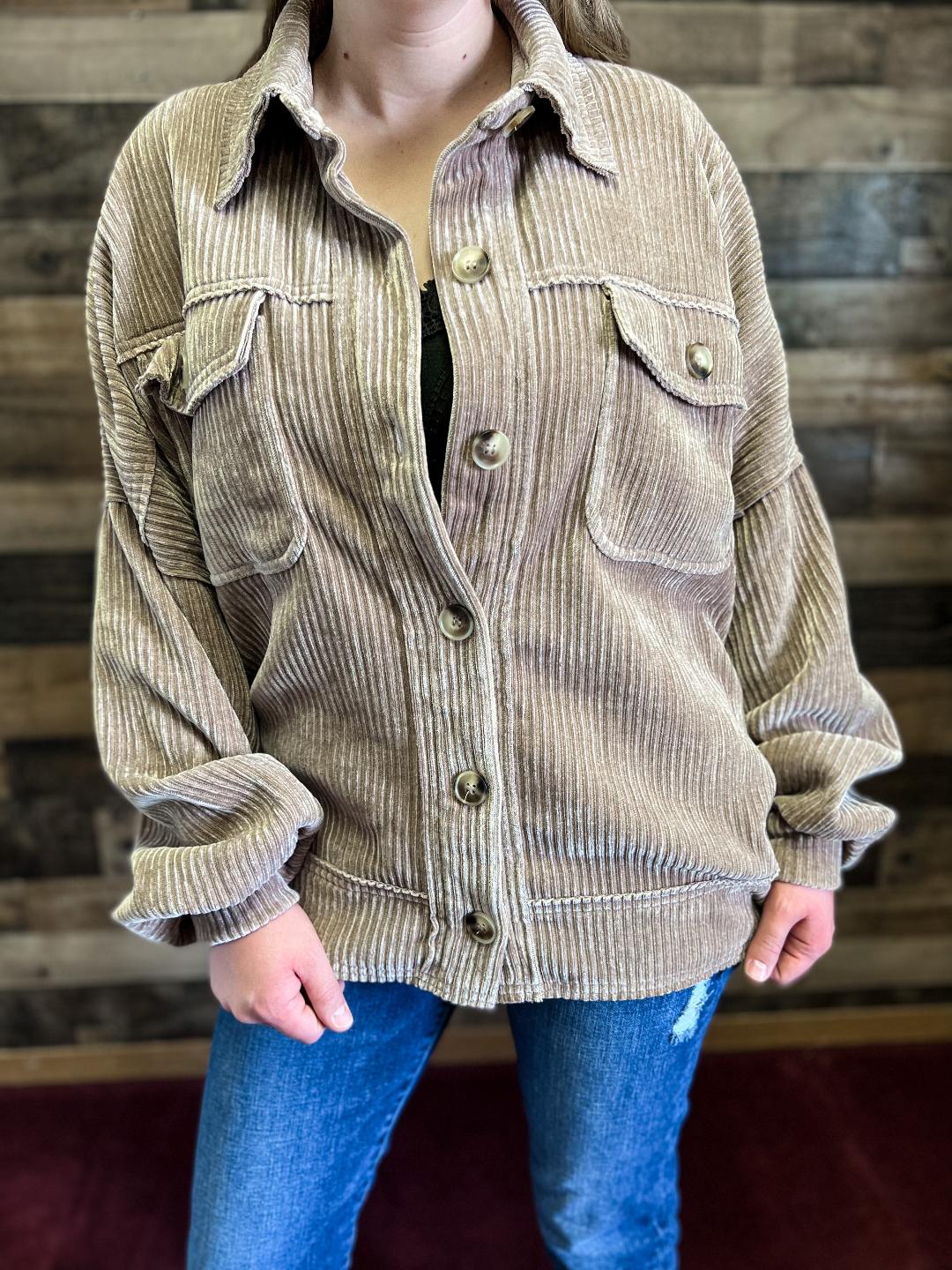 Corduroy Two Pocket Jacket